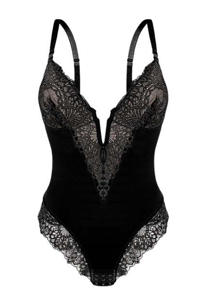 Deep-V Neck Bodysuit