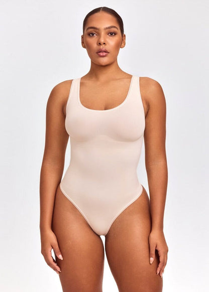 Square Neck Snatched Bodysuit